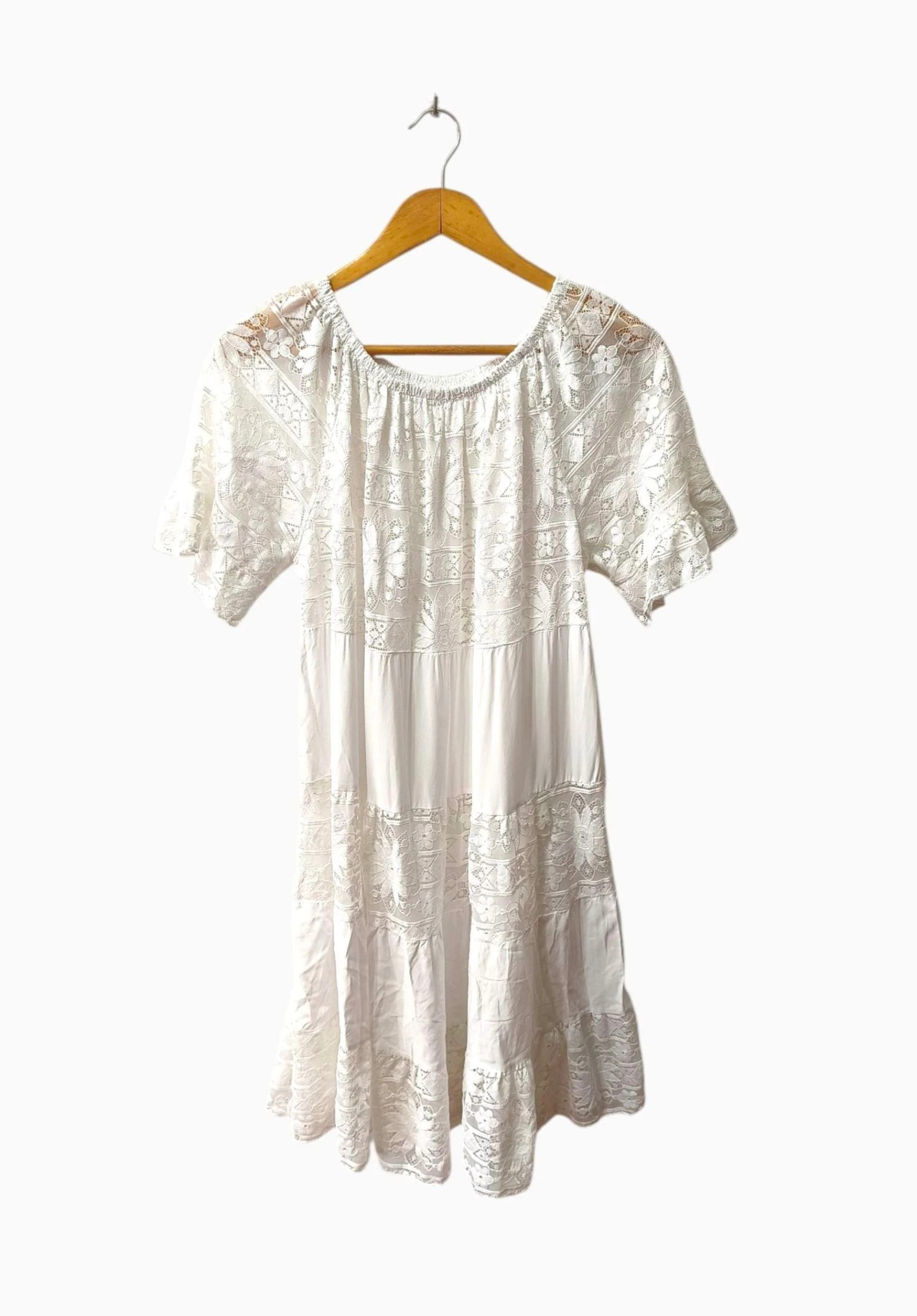 Vestido de verano blanco mujer Talla M-L